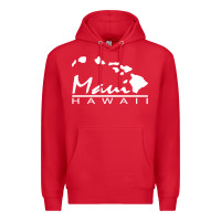 Red maui hawaii Premium Hoodie - linhVisuals