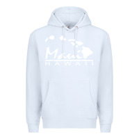 White maui hawaii Premium Hoodie - linhVisuals