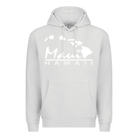 Dove Grey maui hawaii Premium Hoodie - linhVisuals