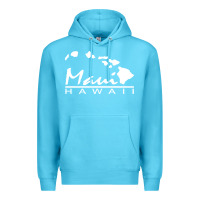 Ocean Blue maui hawaii Premium Hoodie - linhVisuals