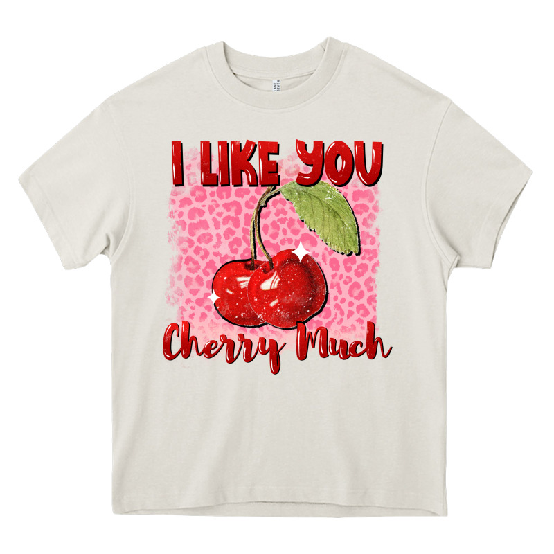I Like You Cherry Much Heavy Core Tee by FaDigitalArtStudio | Teevron