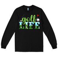 Black golf life Long Sleeve Tee - Artiststas