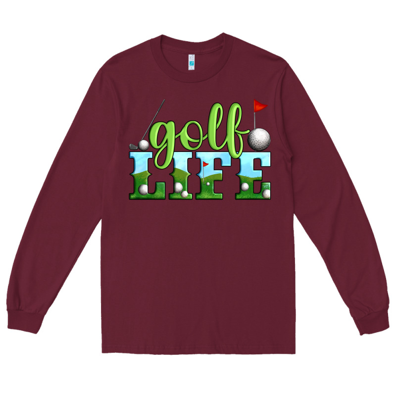 Golf Life Long Sleeve Tee by Artiststas | Teevron