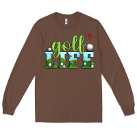 Chestnut golf life Long Sleeve Tee - Artiststas