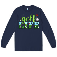Navy golf life Long Sleeve Tee - Artiststas