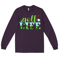 Plum golf life Long Sleeve Tee - Artiststas