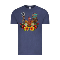 Vintage Denim farm life rooster Vintage Tee - SublimationCraftShop