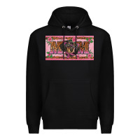 Black danchshund mom license plate template Premium Hoodie - BarkalooDesign