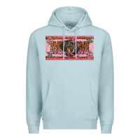 Blue Mist danchshund mom license plate template Premium Hoodie - BarkalooDesign