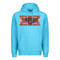 Ocean Blue danchshund mom license plate template Premium Hoodie - BarkalooDesign