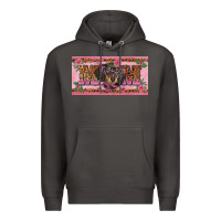 Smoke danchshund mom license plate template Premium Hoodie - BarkalooDesign