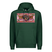 Sports Green danchshund mom license plate template Premium Hoodie - BarkalooDesign
