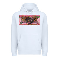 White danchshund mom license plate template Premium Hoodie - BarkalooDesign