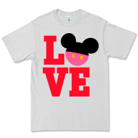 Dove Grey Minnie Mouse Premium Tee - CowhideDigitalArt