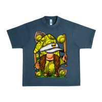 Midnight Navy softball gnome Urban Heavy Tee - SublimationCraftShop