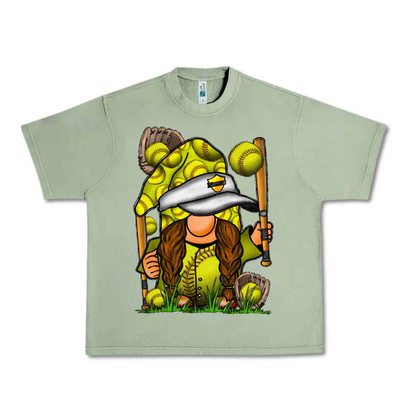 Softball Gnome Urban Heavy Tee by SublimationCraftShop | Teevron