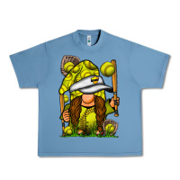 Pebble Blue softball gnome Urban Heavy Tee - SublimationCraftShop