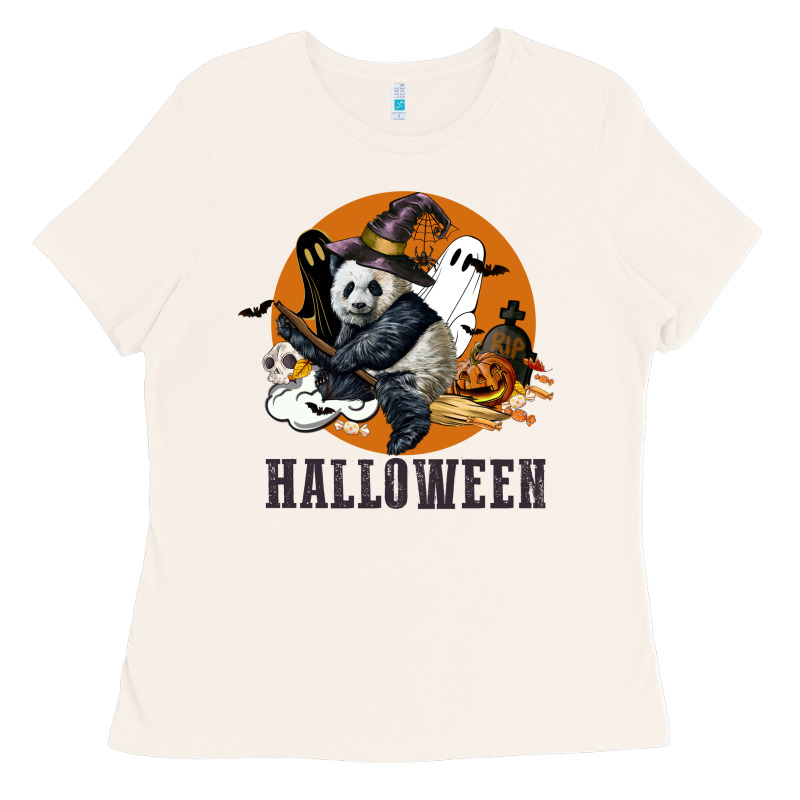 Hallowen Panda Ladies Tee by LillyAllenDesigns | Teevron