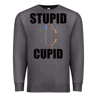 Charcoal Heather Stupid Cupid Premium Sweatshirt - Bettercallsaul