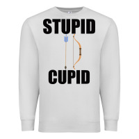 Dove Grey Stupid Cupid Premium Sweatshirt - Bettercallsaul