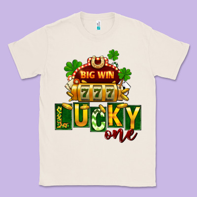 St. Patrick's Lucky One Classic Tee Designed By Fadigitalartstudio