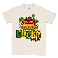 Natural St. Patrick's lucky one Classic Tee - FaDigitalArtStudio