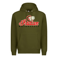 Army Green motorcycle racing indian Premium Hoodie - linhVisuals