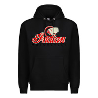 Black motorcycle racing indian Premium Hoodie - linhVisuals