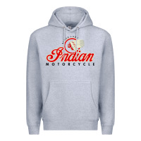Heather Grey motorcycle racing indian Premium Hoodie - linhVisuals