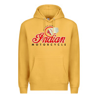 Mustard motorcycle racing indian Premium Hoodie - linhVisuals