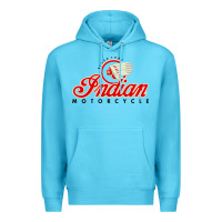 Ocean Blue motorcycle racing indian Premium Hoodie - linhVisuals