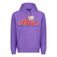 Purple motorcycle racing indian Premium Hoodie - linhVisuals