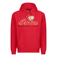 Red motorcycle racing indian Premium Hoodie - linhVisuals