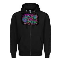 Black halloween background Zipper Hoodie - RanaPortraitStore