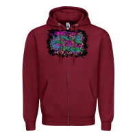 Burgundy halloween background Zipper Hoodie - RanaPortraitStore