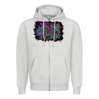 Dove Grey halloween background Zipper Hoodie - RanaPortraitStore