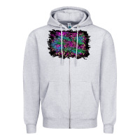 Heather Grey halloween background Zipper Hoodie - RanaPortraitStore