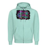 Seafoam halloween background Zipper Hoodie - RanaPortraitStore