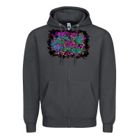 Smoke halloween background Zipper Hoodie - RanaPortraitStore