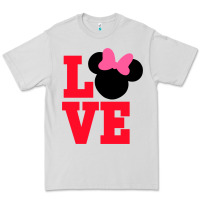 Dove Grey Minnie Mouse Premium Tee - CowhideDigitalArt