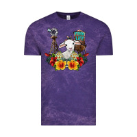 Cloud Purple farm life sheep Vintage Tee - SublimationCraftShop