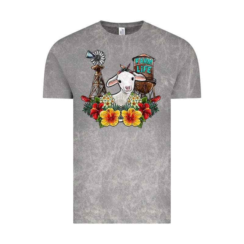 Farm Life Sheep Vintage Tee by SublimationCraftShop | Teevron