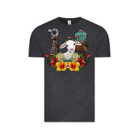 Vintage Black farm life sheep Vintage Tee - SublimationCraftShop