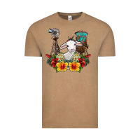 Vintage Coffee farm life sheep Vintage Tee - SublimationCraftShop