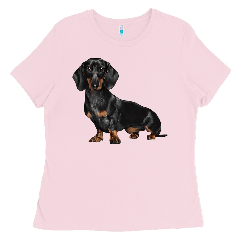 Dachshund Dog Illustrations Ladies Tee by LillyAllenDesigns | Teevron