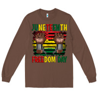 Chestnut juneteenth freedom day Long Sleeve Tee - Artiststas