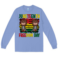 Colony Blue juneteenth freedom day Long Sleeve Tee - Artiststas