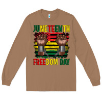 Toasted Coconut juneteenth freedom day Long Sleeve Tee - Artiststas