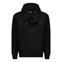 Black double deuce live music Premium Hoodie - linhVisuals