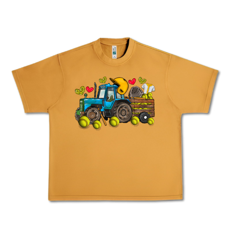 Softball Tractor Urban Heavy Tee by SublimationCraftShop | Teevron